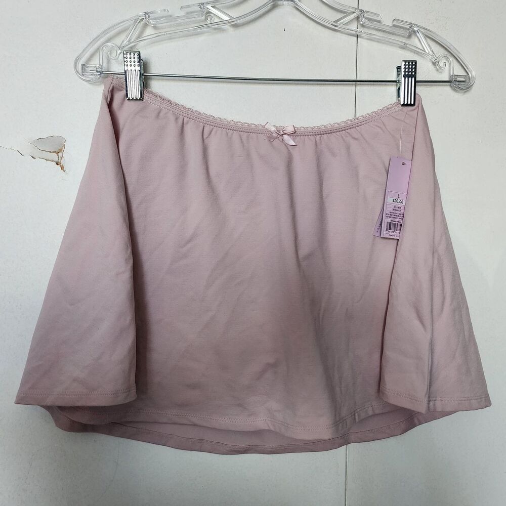 Wild fable seamless light Pink mini skort Large NWT y2k ballet core feminine